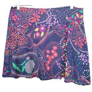 Lilly Pulitzer Charleston Cotton Lined Mini-Skirt in Multi Garden Menagerie 12